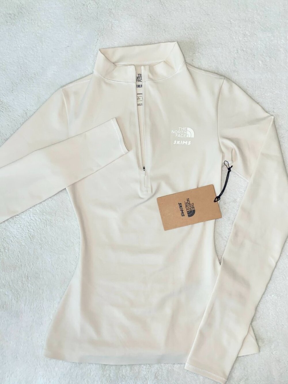 The North Face x Skims Refina Long Sleeve Top Bone